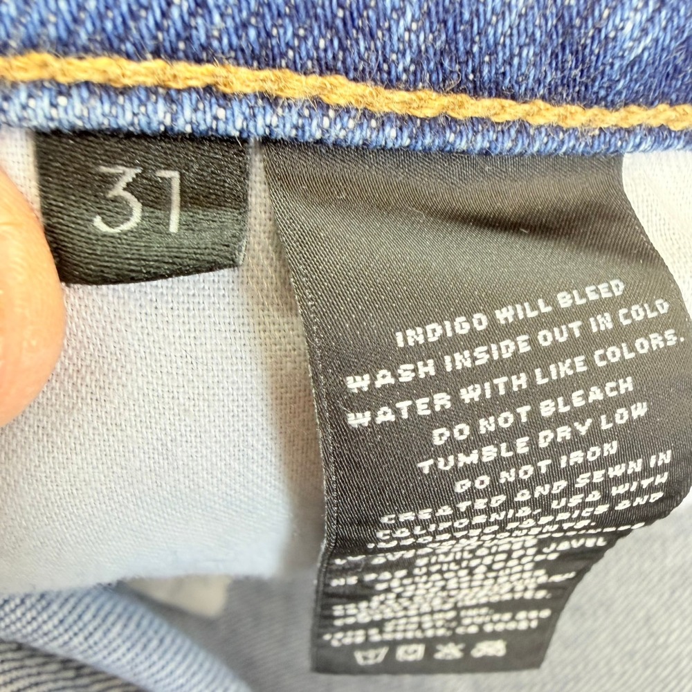 J Brand x Elsa Hosk Monday Wide Leg Jeans Womens 31 High Rise Workday Blue - Picture 5 of 13